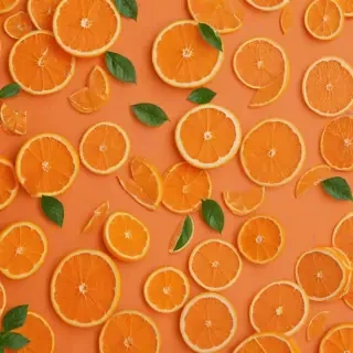 orange background aesthetic