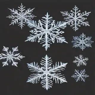 snowflakes png transparent