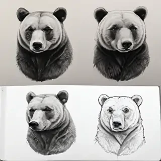drawings of bears