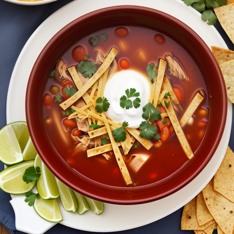 what to serve with chicken tortilla soup