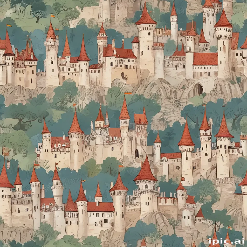 castle in cartoon
