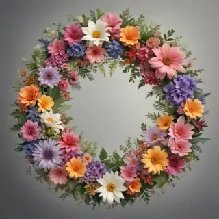 flower circle png