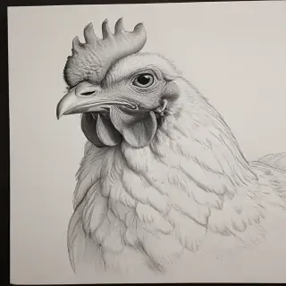 chicken drawing