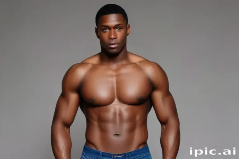 black male shirtless
