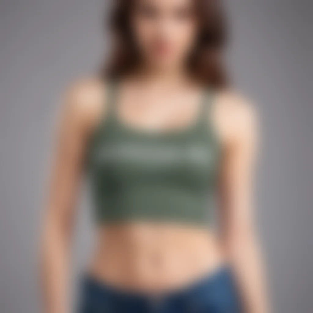 crop top mock up