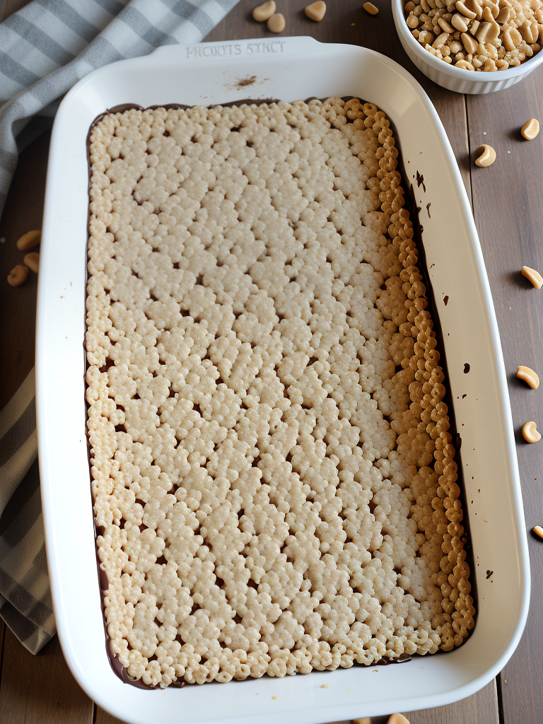 rice krispies chocolate and peanut butter