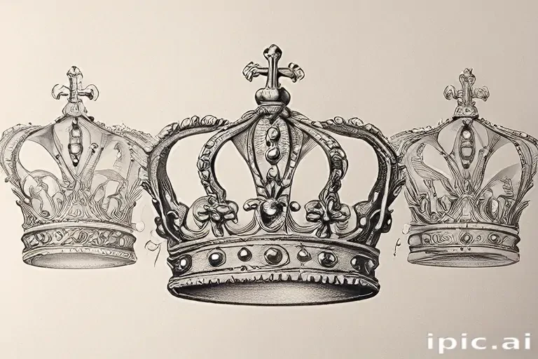crown drawing