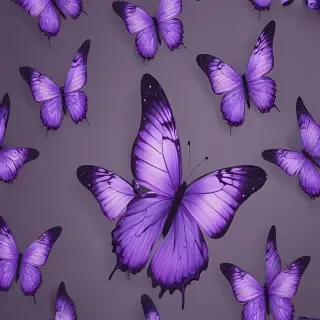aesthetic purple butterfly
