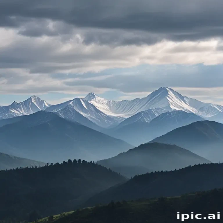 transparent mountains