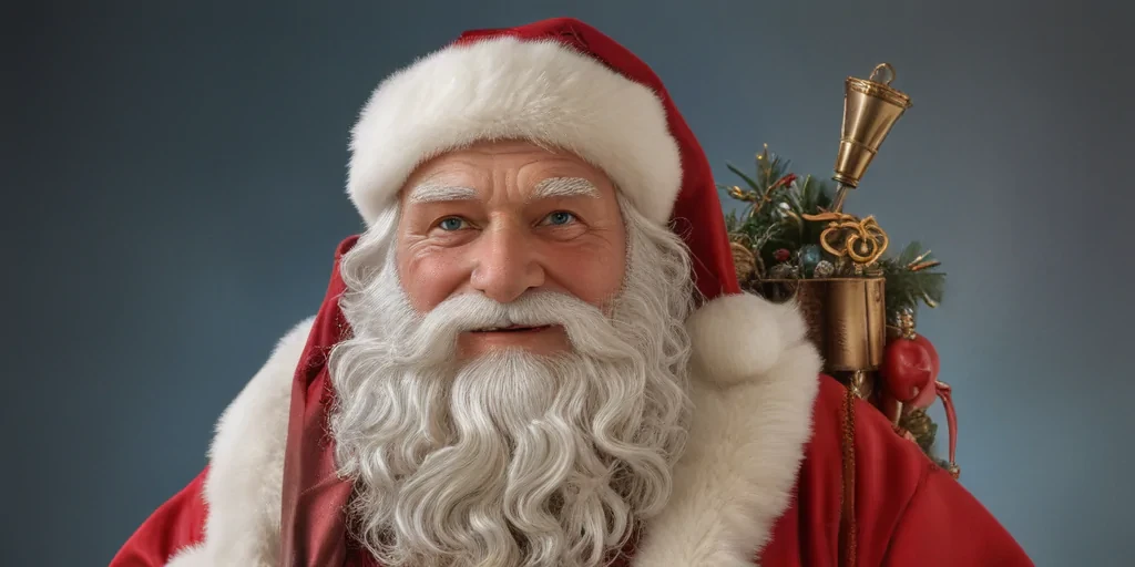 images of vintage santa