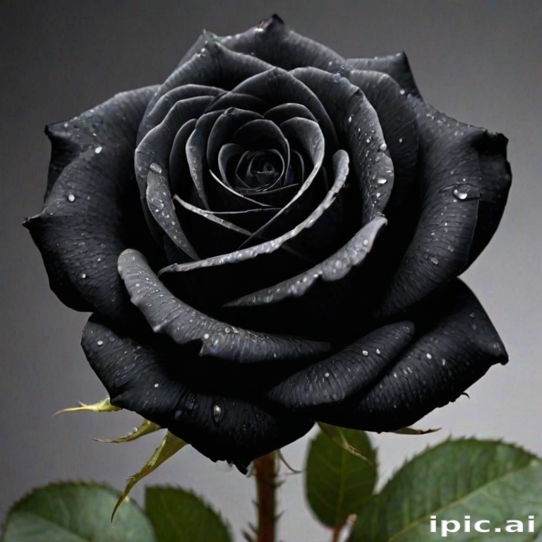 black rose picture