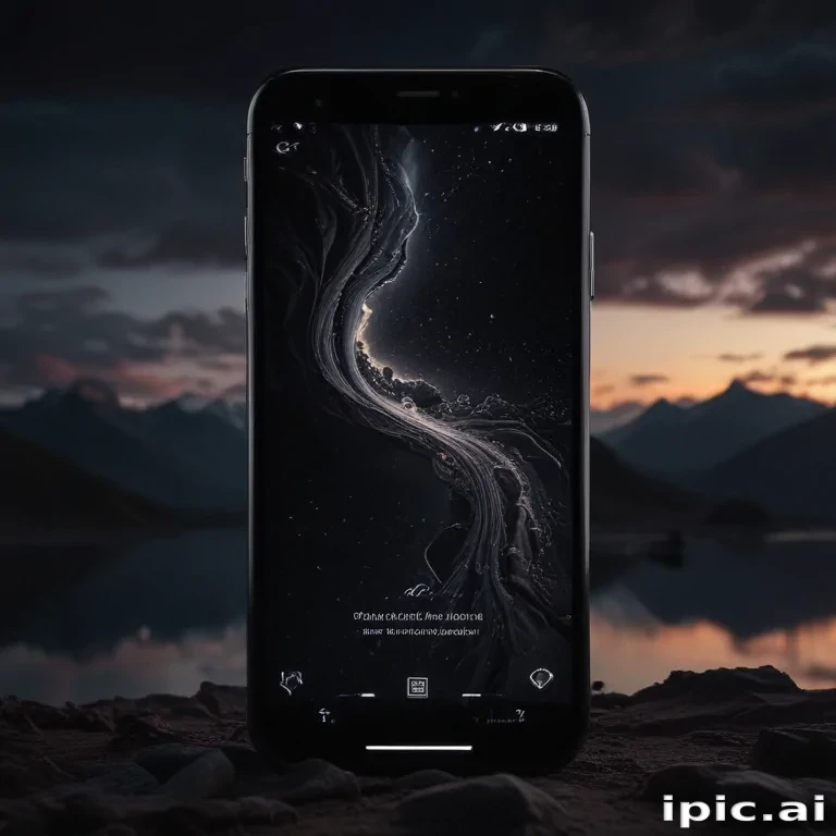 dark phone background