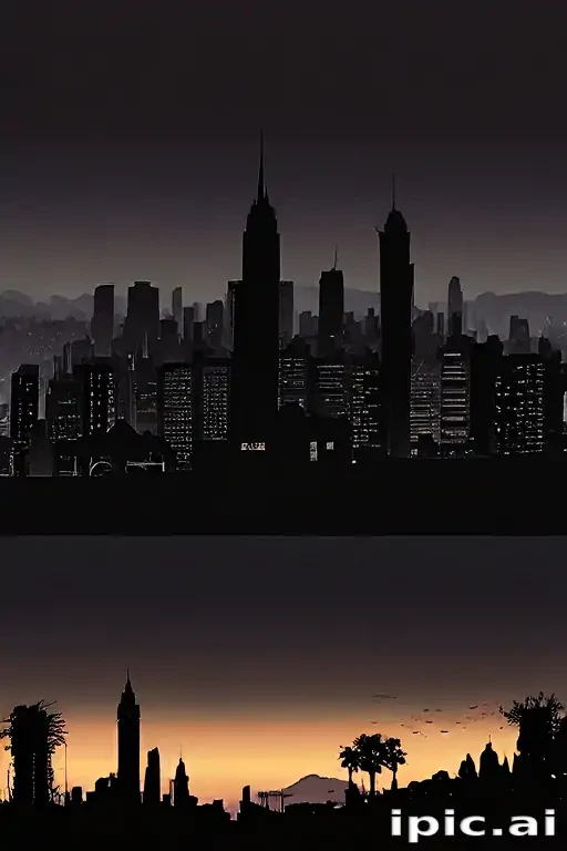 city silhouette png