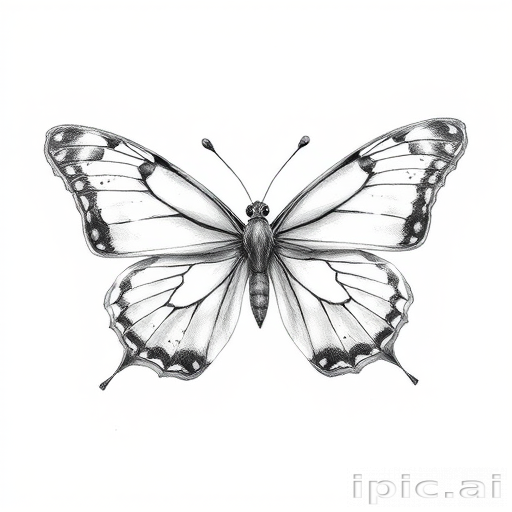 picture of a butterfly drawing
