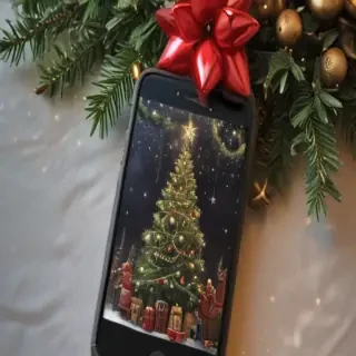 christmas phone wallpaper iphone