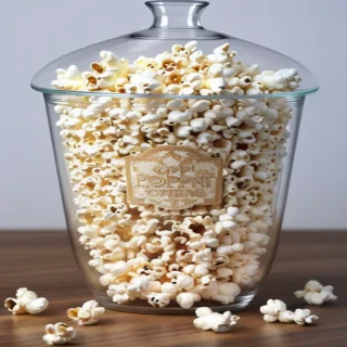 transparent popcorn
