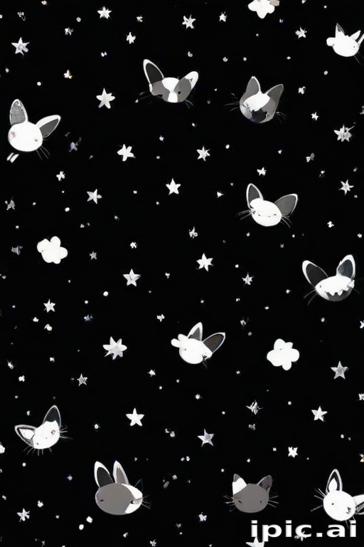 cute backgrounds black