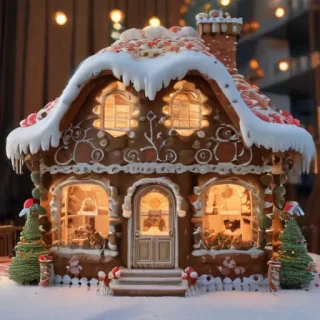 gingerbread house png