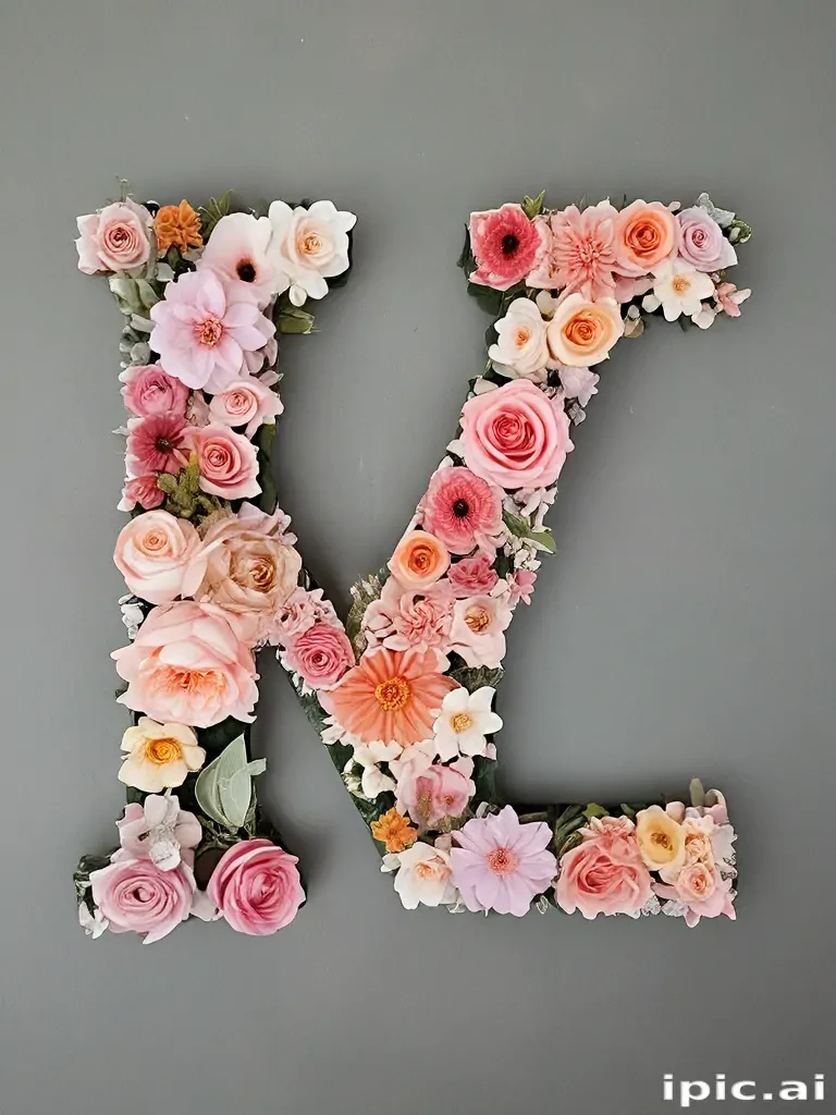 floral letters
