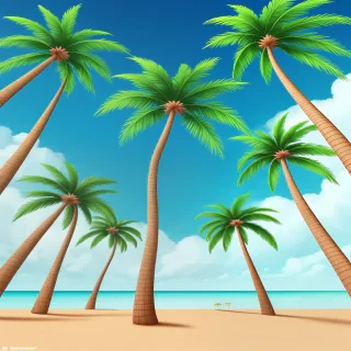 palm tree cartoon