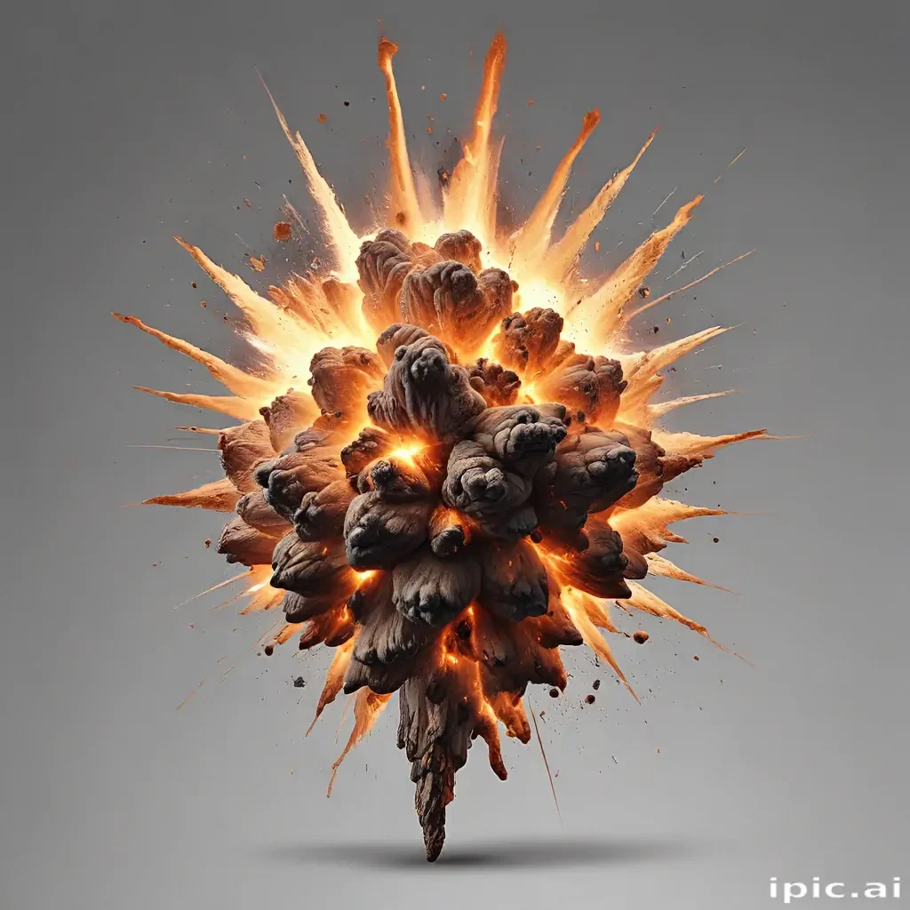 explosion transparent background