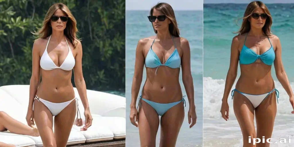 melania trump bikini