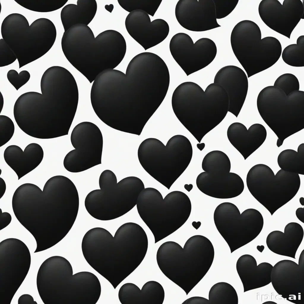 black hearts png