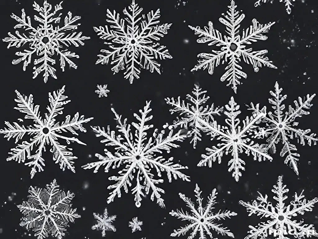 png snowflakes