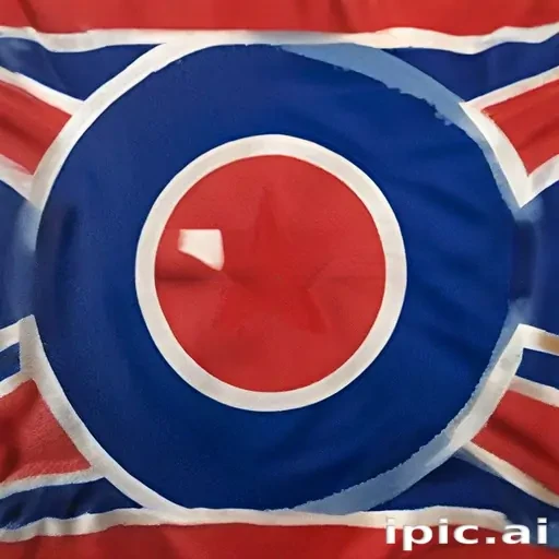 north korea flag