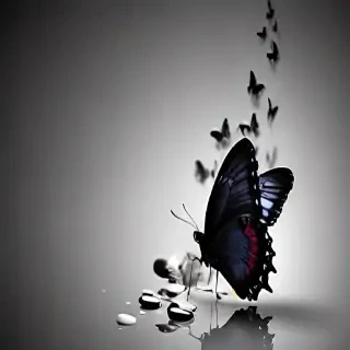 black butterfly wallpaper hd
