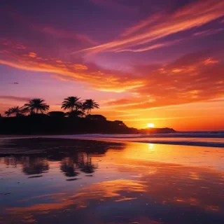 aesthetic sunset wallpapers