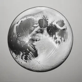 moon sketch