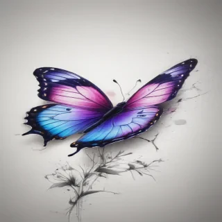 butterfly drawign