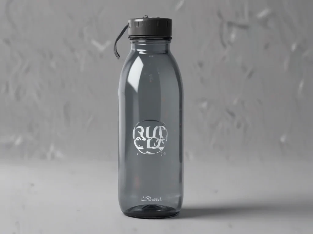 water bottle mockup