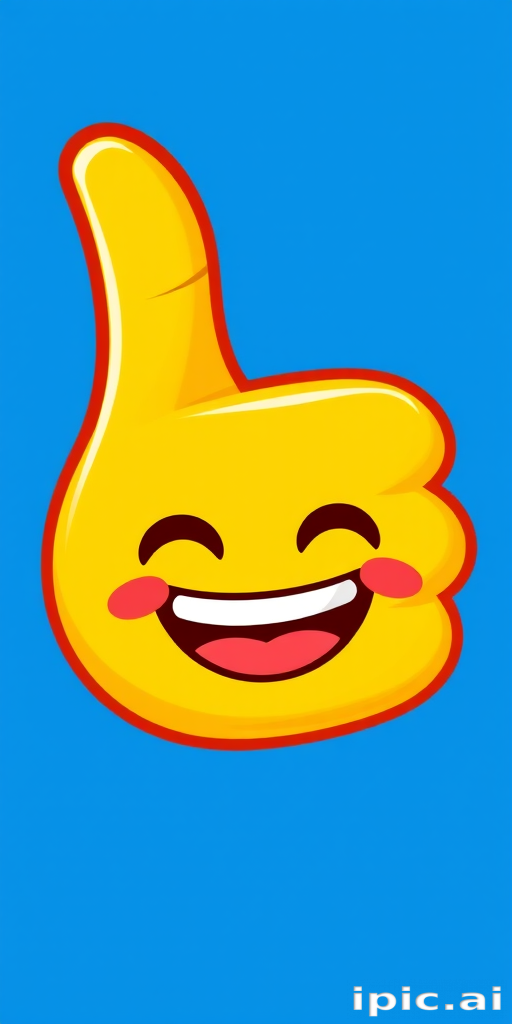 blue thumbs up emoji