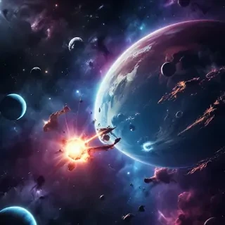 space wallpaper phone