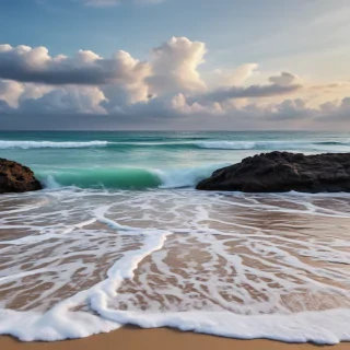 ios beach wallpaper