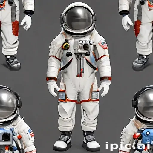 cartoon transparent astronaut suit
