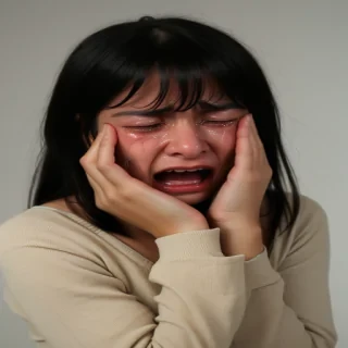 picture of someone crying