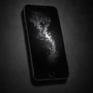 iphone black hd wallpaper