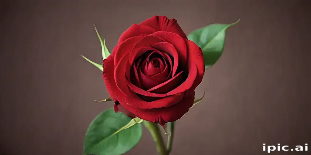 image of a red rose