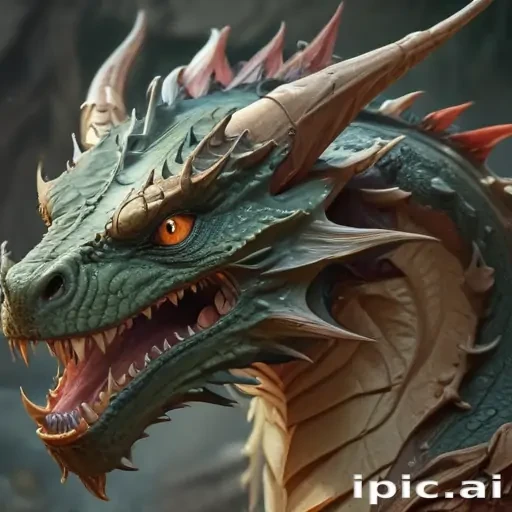 cartoon drawing of a dragon