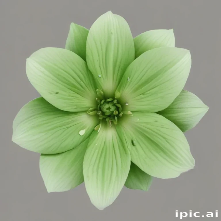 green flower png