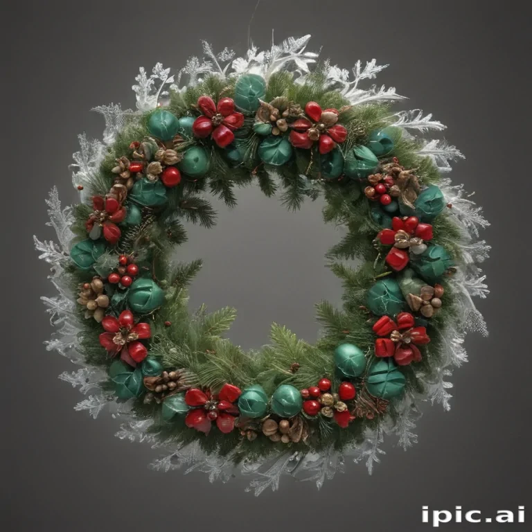 christmas wreath transparent