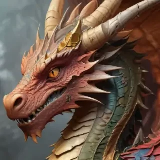 cartoon drawing of a dragon
