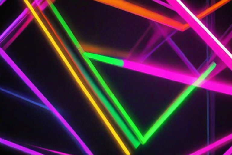 neon colored backgrounds