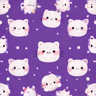 kawaii cute purple wallpaper
