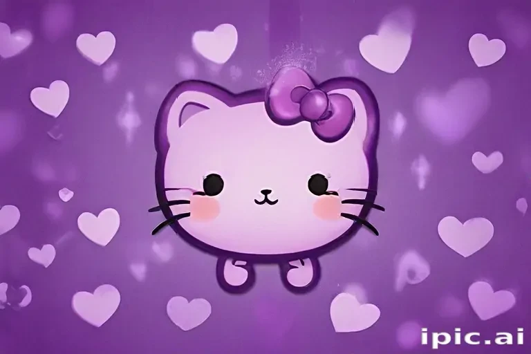 purple wallpaper cute