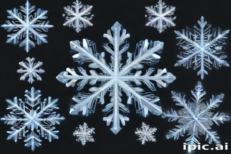 snowflake clipart with transparent background