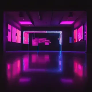 neon background aesthetic